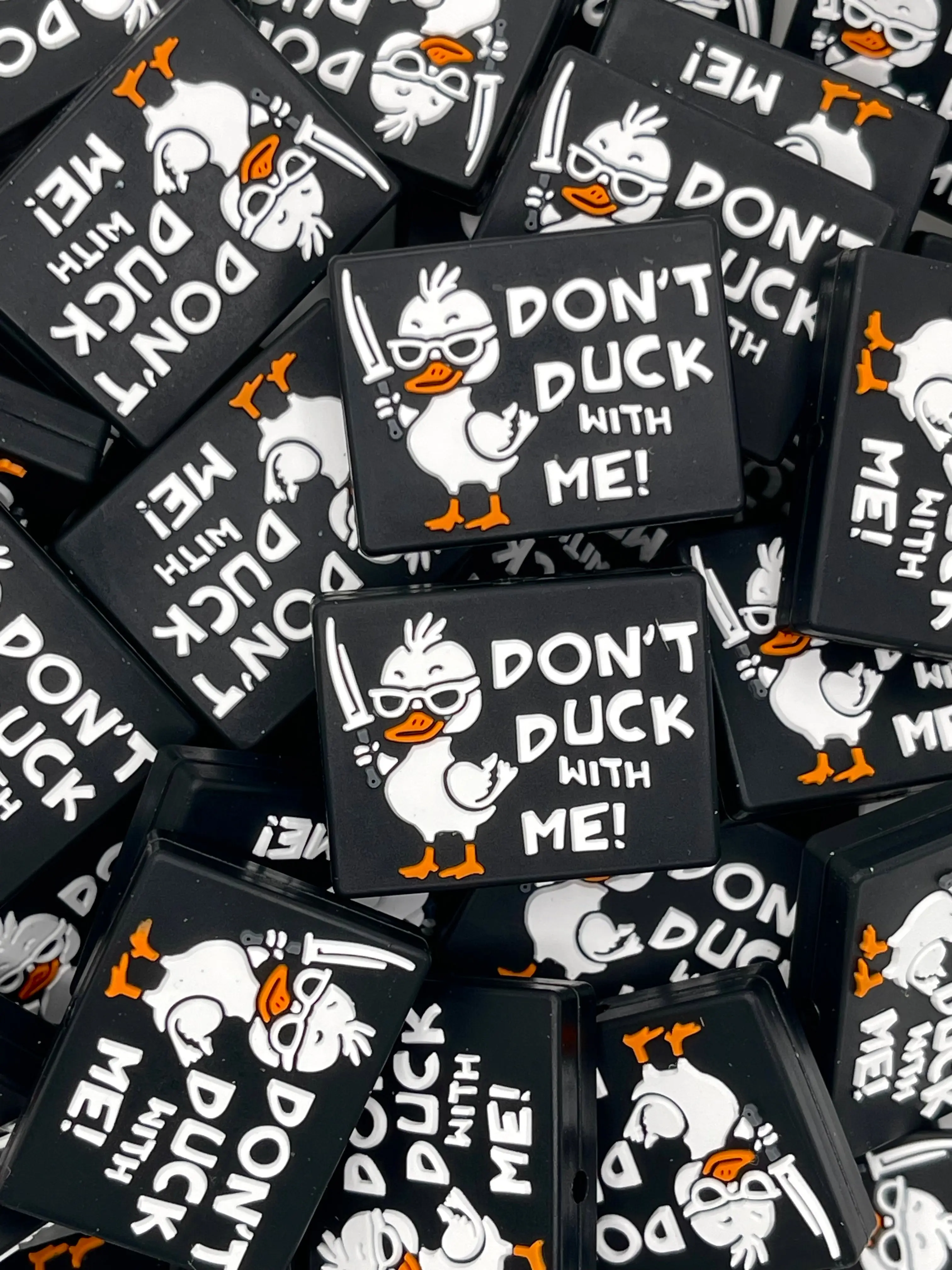 1pc Don't Duck with Me! Focal Beads | Jeep Duck Beads | DIY | Crafting | Good Luck Duck