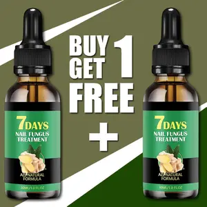 7Day Nail Fungal TreatmentSerum Foot Fungus Remedy Removal Products Antiinfection Onychomycosis Repair Gel Care Ginger Healthcare Therapeutic Therapy Healthy Natural ginger nail treatment Ginger Nail Fungus Treatment Kit