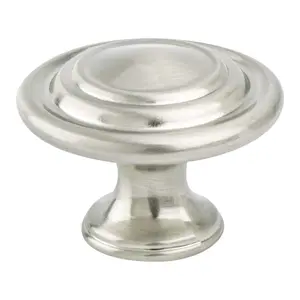 Berenson 0931-1BPN-P Advantage Plus 4 Handle Doorknob, 1.312 in. Dia., Brushed Nickel Finish, Handle Doorknobs