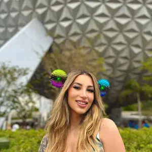 DreamEars EPCOT Ears, Multi Color, Theme Park Mouse Ears, Light Up Lights, Men, Boys, Women, Girls, Unisex, Headband