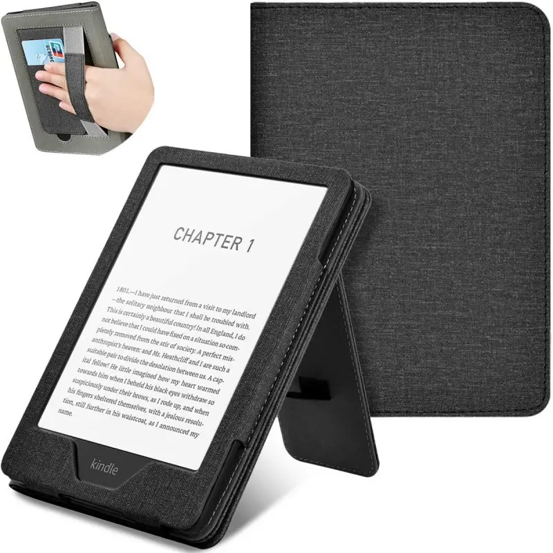 Slimshell Case Cover for 6 Inch Kindle 11th Gen 2024/2022 Ereader Device, Digital Products Smart Shell with Stand Feature & Auto Sleep/wake, Protective Book Style Design