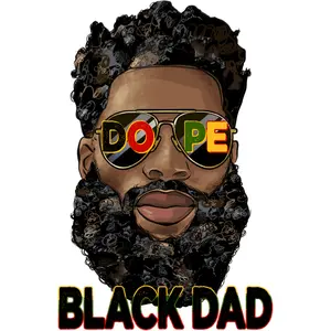 BH190 Father King Print Full Color DTF Transfer