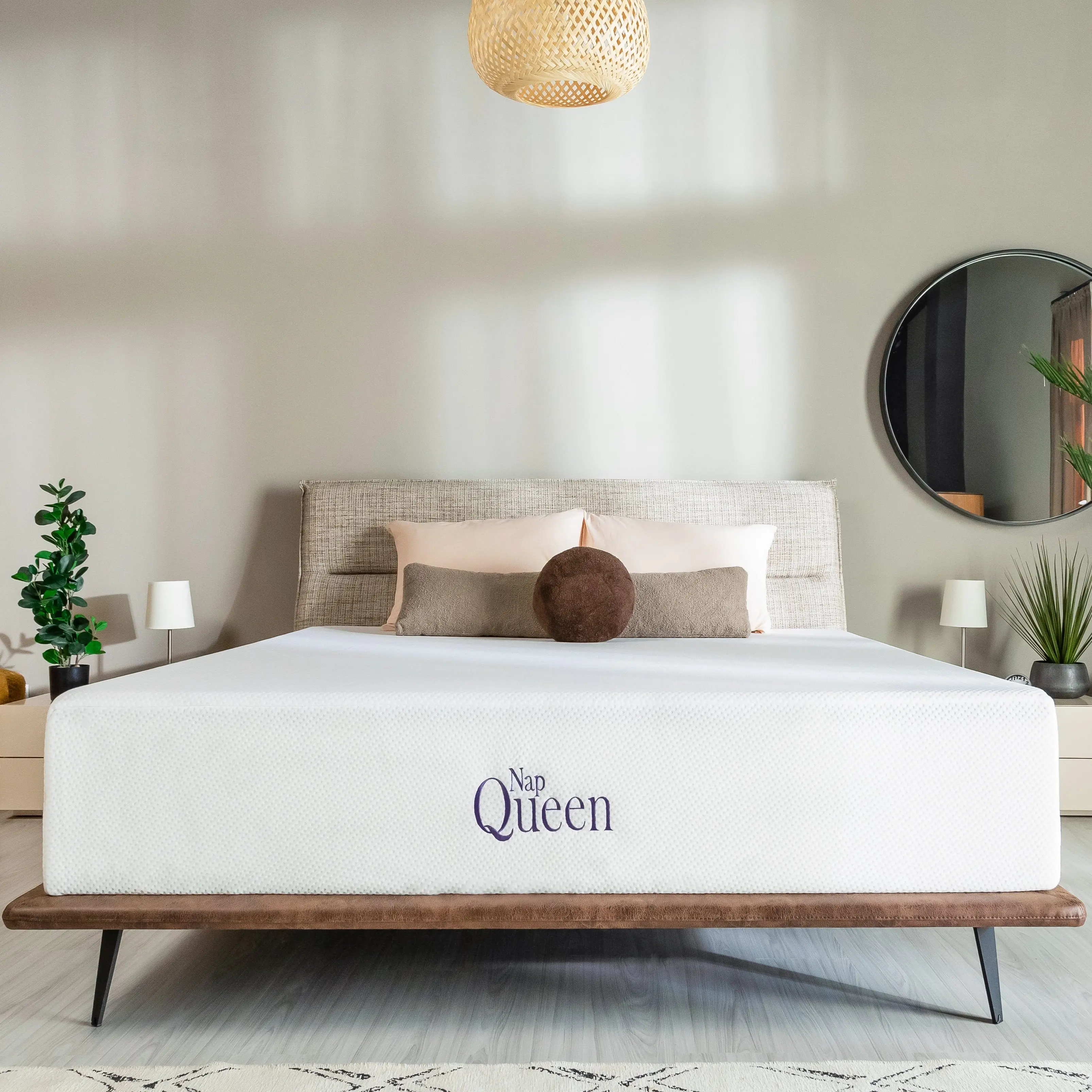Comfy Bundle (Bamboo Charcoal Mattress + Zeta Bed Frame)