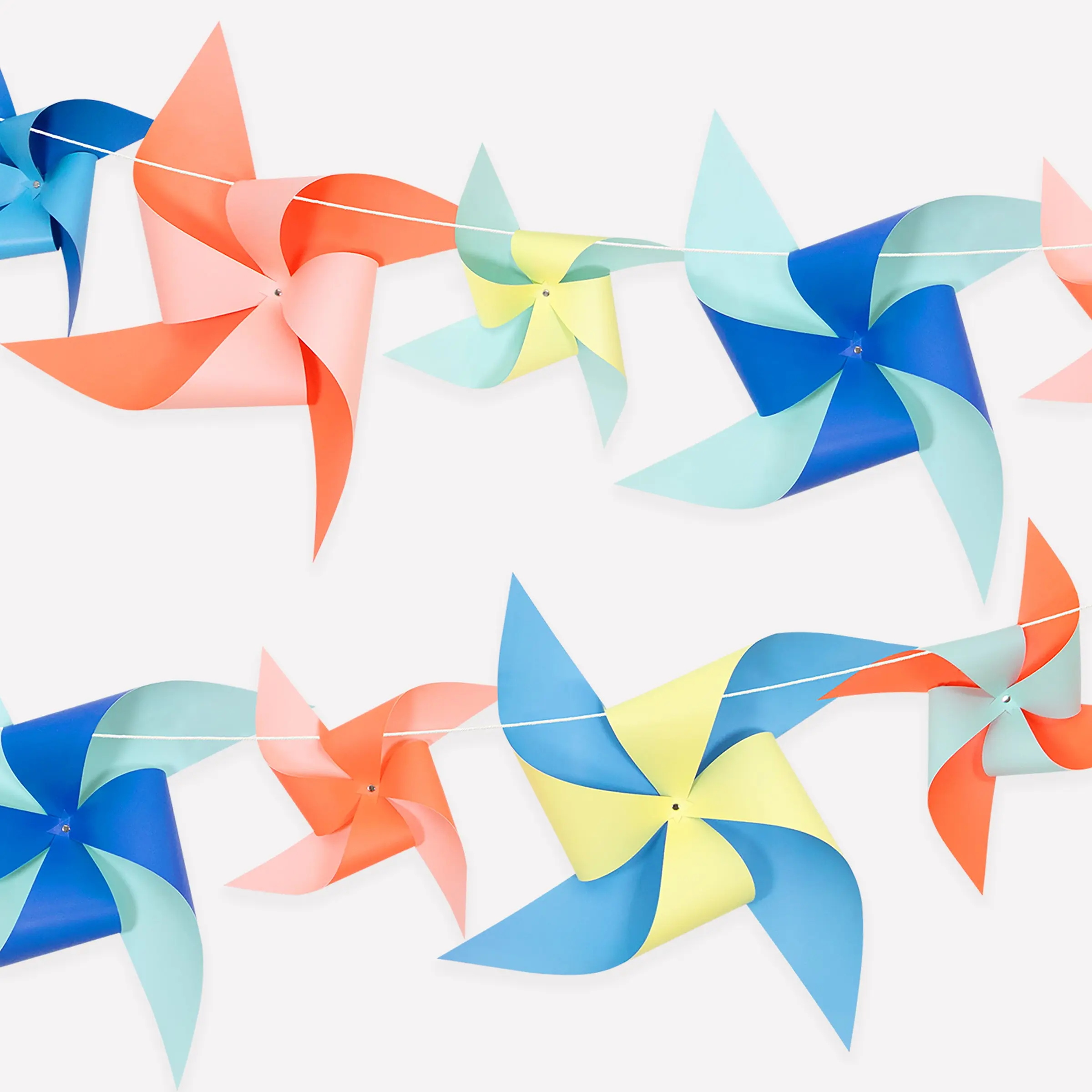 Giant Pinwheel Party Garland Kit