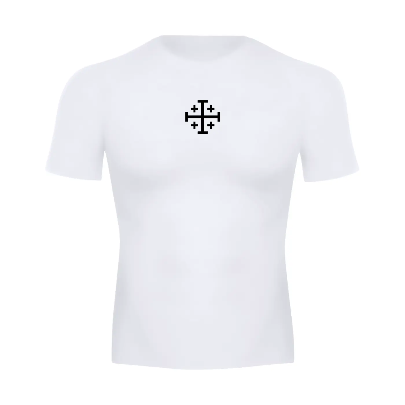 Jerusalem Cross Short Sleeve Compression Shirt