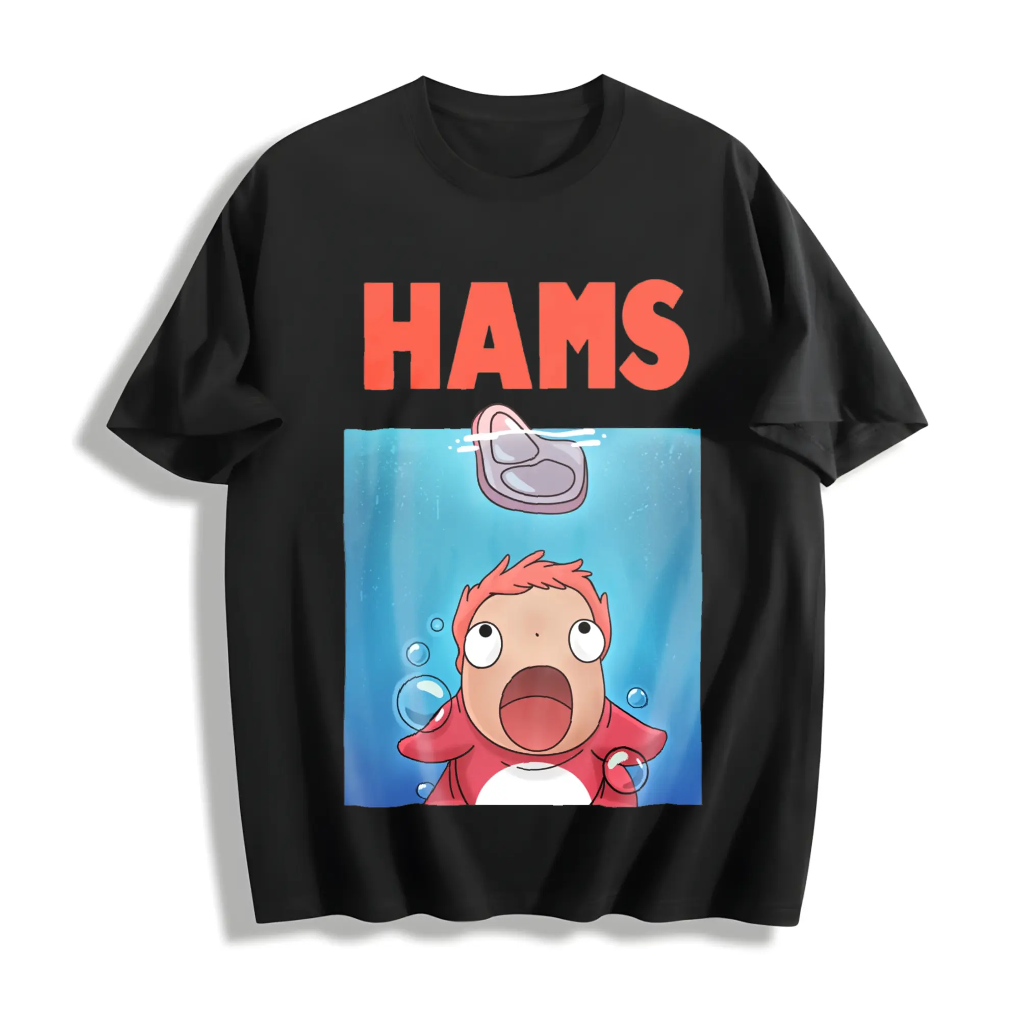Studio Ghibli Shirt, Ponyo And Sasuke, Ponyo Sweatshirt, Ponyo T-Shirt, Ghibli Merch, Ponyo Anime T-shirt, Anime Gift