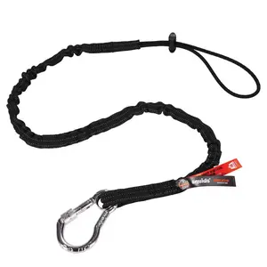 10 lbs. Black Standard Single Carabiner Tool Lanyard