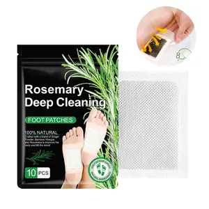 10PCS Natural Ginger Bamboo Foot Detox Pads – Deep Cleansing, Stress Relief, Better Sleep & Total Body Wellness