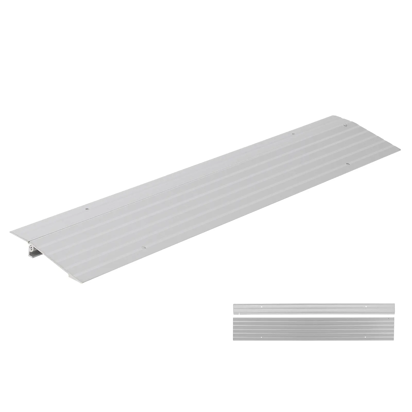 Aluminum Threshold Ramp for Doorways - 2-4 Inch Rise, 700LB Capacity, Lightweight & Portable Entry Ramp for Wheelchairs, Scooters, Walkers - Rust Resistant, Easy Install Furniture Hardware