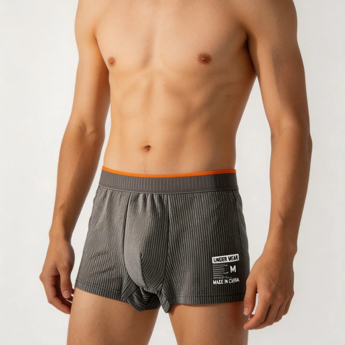 Men's 5-Pack Boxer Briefs, Ultra Soft Stretch Fabric Sports Underwear, Solid Colors, Breathable, Moisture-Wicking, No-Ride Up Fit
