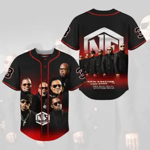 The New Edition Way Tour 2026 Baseball Jersey, New Edition Shirt, Retro R&B Concert Tee, NE Concert Merch, NE4LIFE Tour, Music Fan
