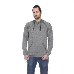 LEEHANTON Men's Lightweight Hoodies - Cotton-Polyester-Spandex Sports Top, Quick-Drying Breathable Fabric, Hood Drawstring, Large Kangaroo Pocket, Comfortable Fit for Sports & Outdoor Activities