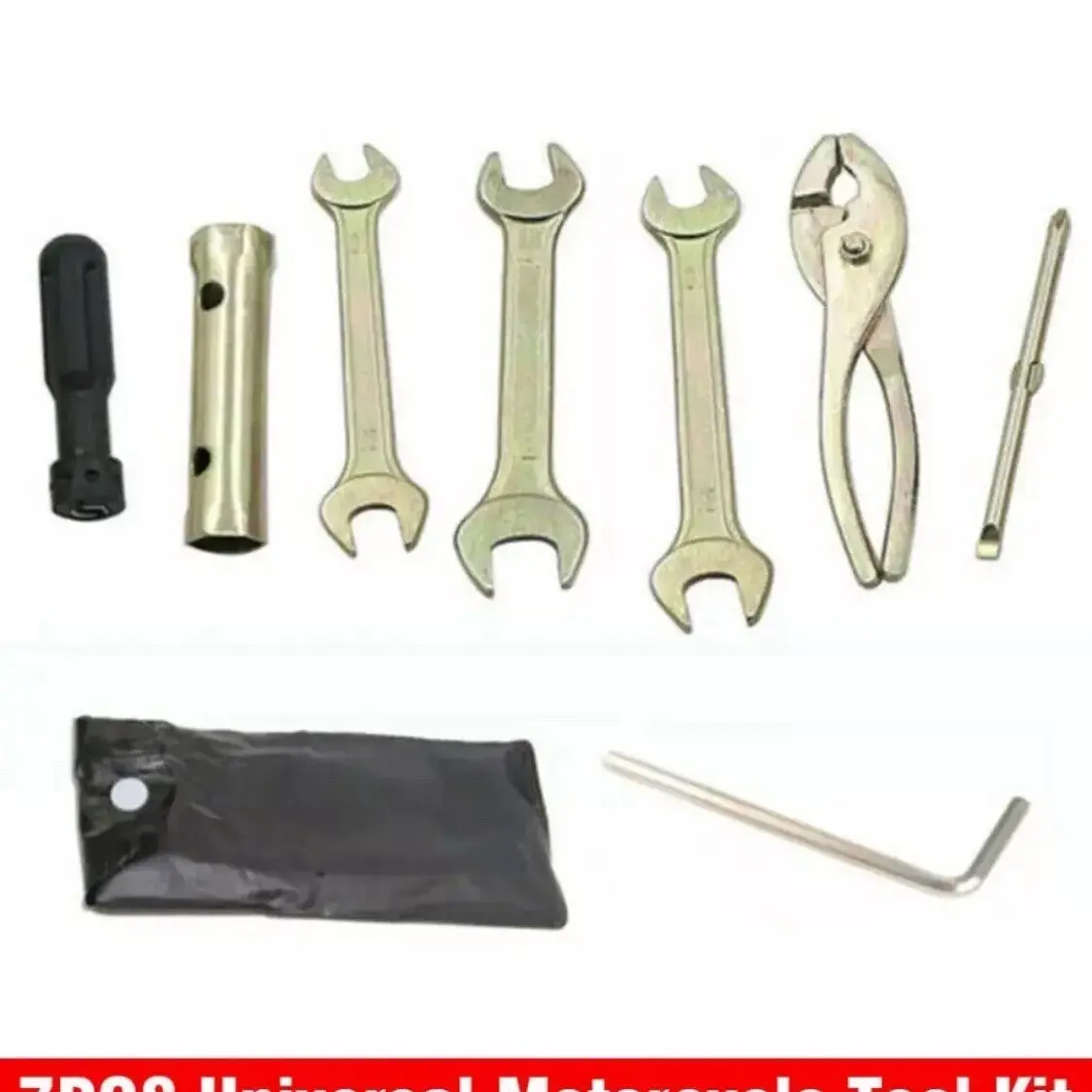 Compact 7PC Tool Kit for Japanese Motorcycle, ATV,Sports Bike,Motorcycle Repair Tool Kit,Gift for Father Husband Christmas Birthday