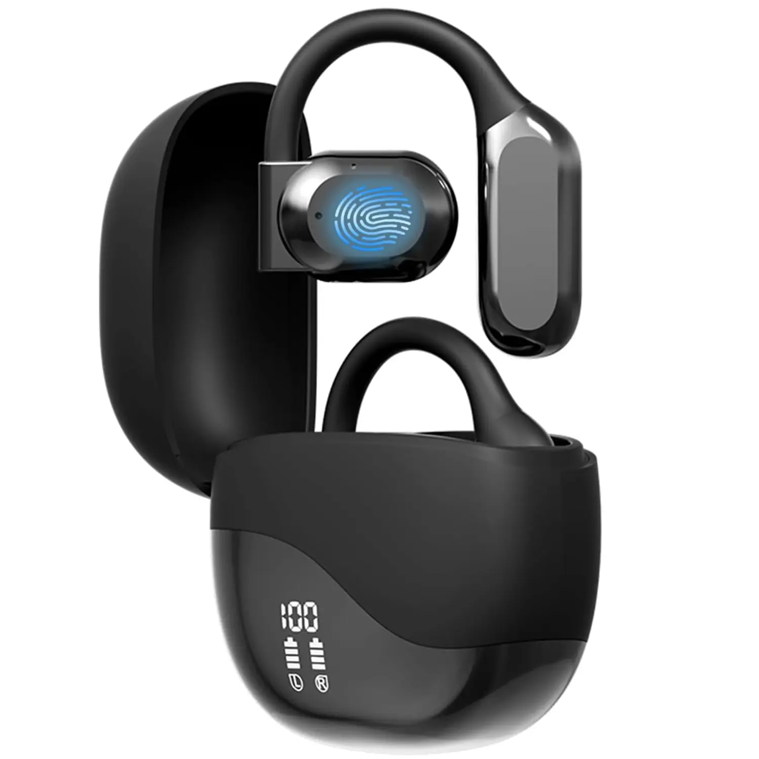 3-in-1 AI Real-Time Language Translator In-Ear Earbuds, 144-Language Wireless Bluetooth Headset with HD Sound, Adjustable Unisex Travel-Ready Ergonomic Comfort for Android iOS (Party Gift)