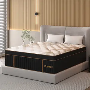 Six-story Design 12/14inch Queen King Twin Full Mattress High Quality Memory Foam Coil Hybrid Spring Mattress Classic Comfort for Your Family