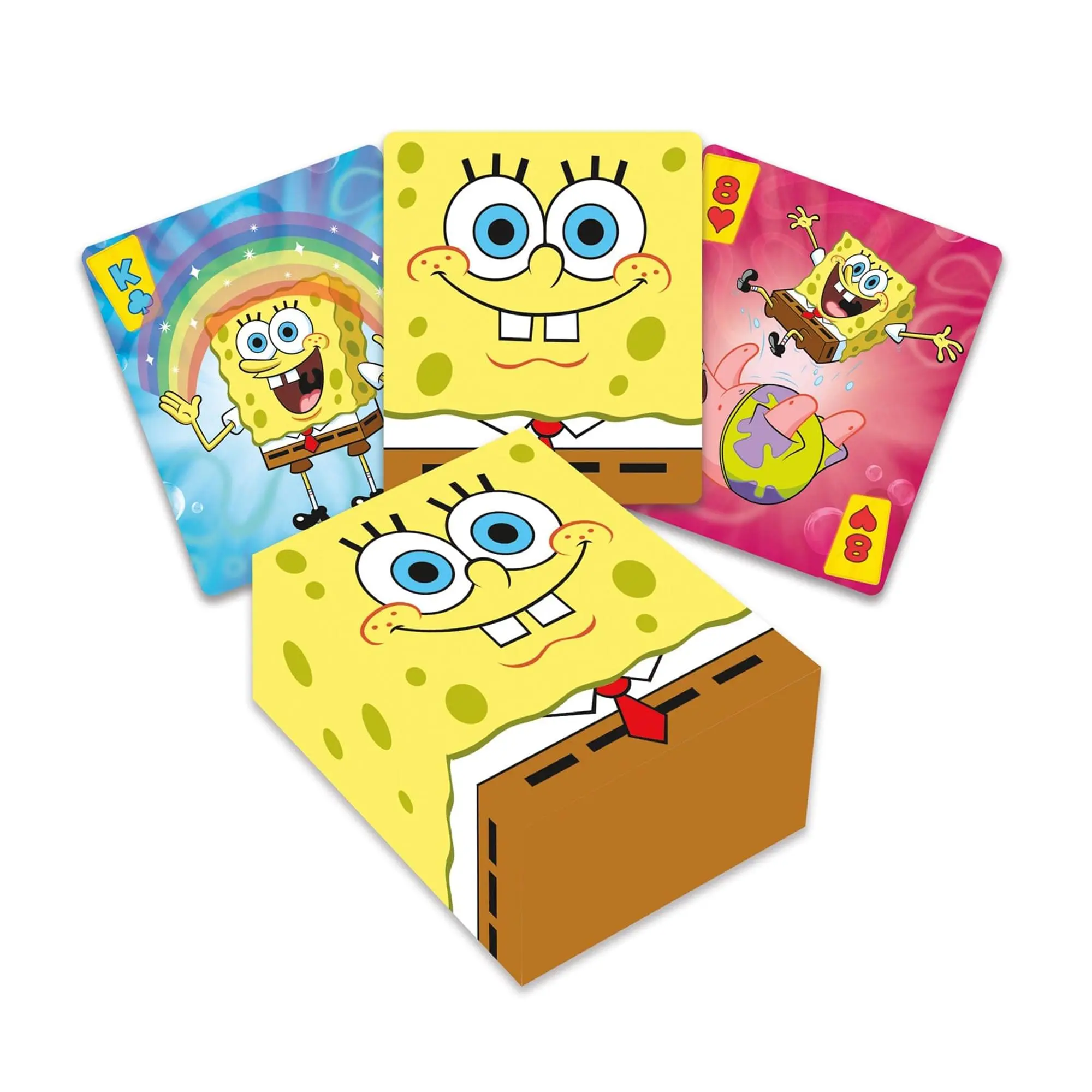 SpongeBob 25th Anniversary Premium Playing Cards - Print Party Game for Blackjack, Card Tricks with Friends and Family, Playing Card Print, Party Game Cards