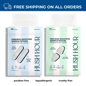 HUSH HOUR Wrinkle Patches - Forehead Smoothing - Precision - Hyaluronic acid - Centella - Peptides