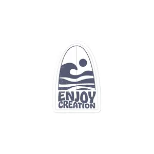 ENJOY CREATION STICKER - wave