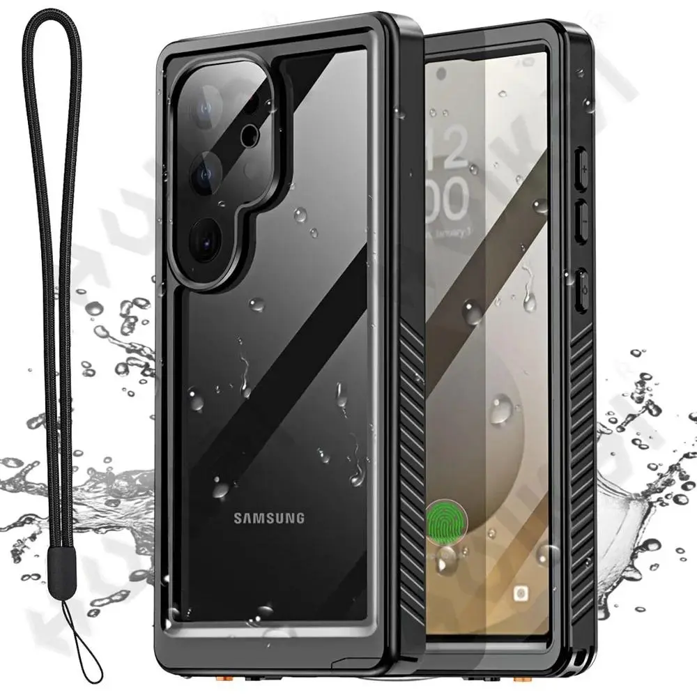 LUCY IP68 Shellbox Waterproof Case For Samsung Galaxy S26 S25 S24 S23 Ultra A57 A37 A56 A36 5G Aluminum Swimming Phone Luxury Cover