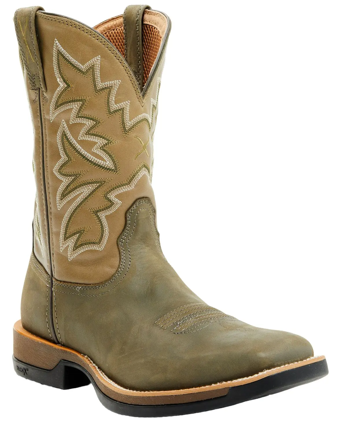 Twisted X Men's 11" Tech X&Trade; Performance Western Boot Broad Square Toe - Mxw0014