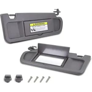 Left Driver & Right Passenger Side Sun Visor Compatible with Honda Civic 2006 2007 2008 2009 2010 2011 Replaces #   83280-SNA-A01ZA 83230-SNA-A01ZA (Atlas Gray)