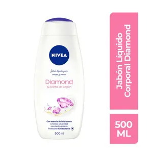 NIVEA Diamond & Coconut Liquid Body Wash Soap - Gentle Cleansing with Moisturizing Ingredients & Balanced pH for Soft Skin 500 mL