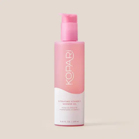 Kopari Hydrating Vitamin C Shower Oil – Brightening Oil-to-Foam Body Cleanser