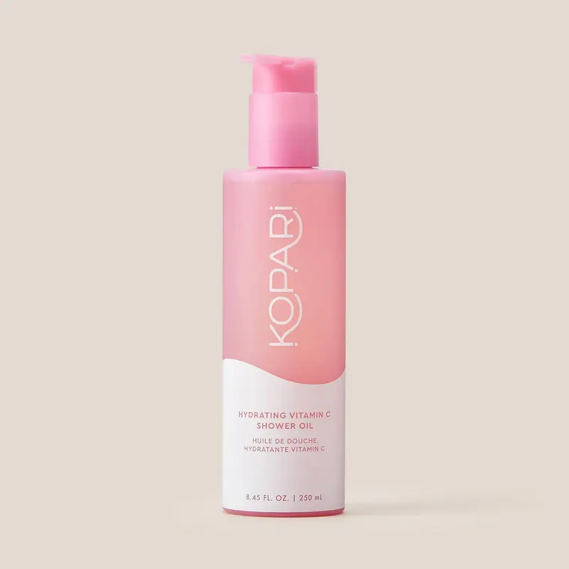 Kopari Hydrating Vitamin C Shower Oil – Brightening Oil-to-Foam Body Cleanser