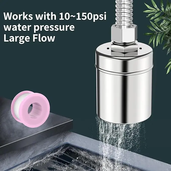 Heavy Duty Automatic Water Level Control Float Valve - 1/2" 3/4" Sizes, 1/2-in Elbow, Food-Grade 304 Stainless Steel, No Pump Needed for Ponds, Chicken Water Drinkers