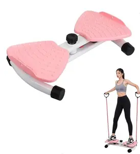 Home Gym Twist Board – Ab & Core Exercise Disc with Non-Slip Surface & Resistance Bands
