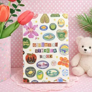 Girl Fruit Icon Sticker Book, Memorial Album and Diary DIY Art Craft Stickers, Activity and Party Gift Supplies, Cute Stickers