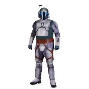 Plus Size Deluxe Star Wars Jango Fett Costume for Adults