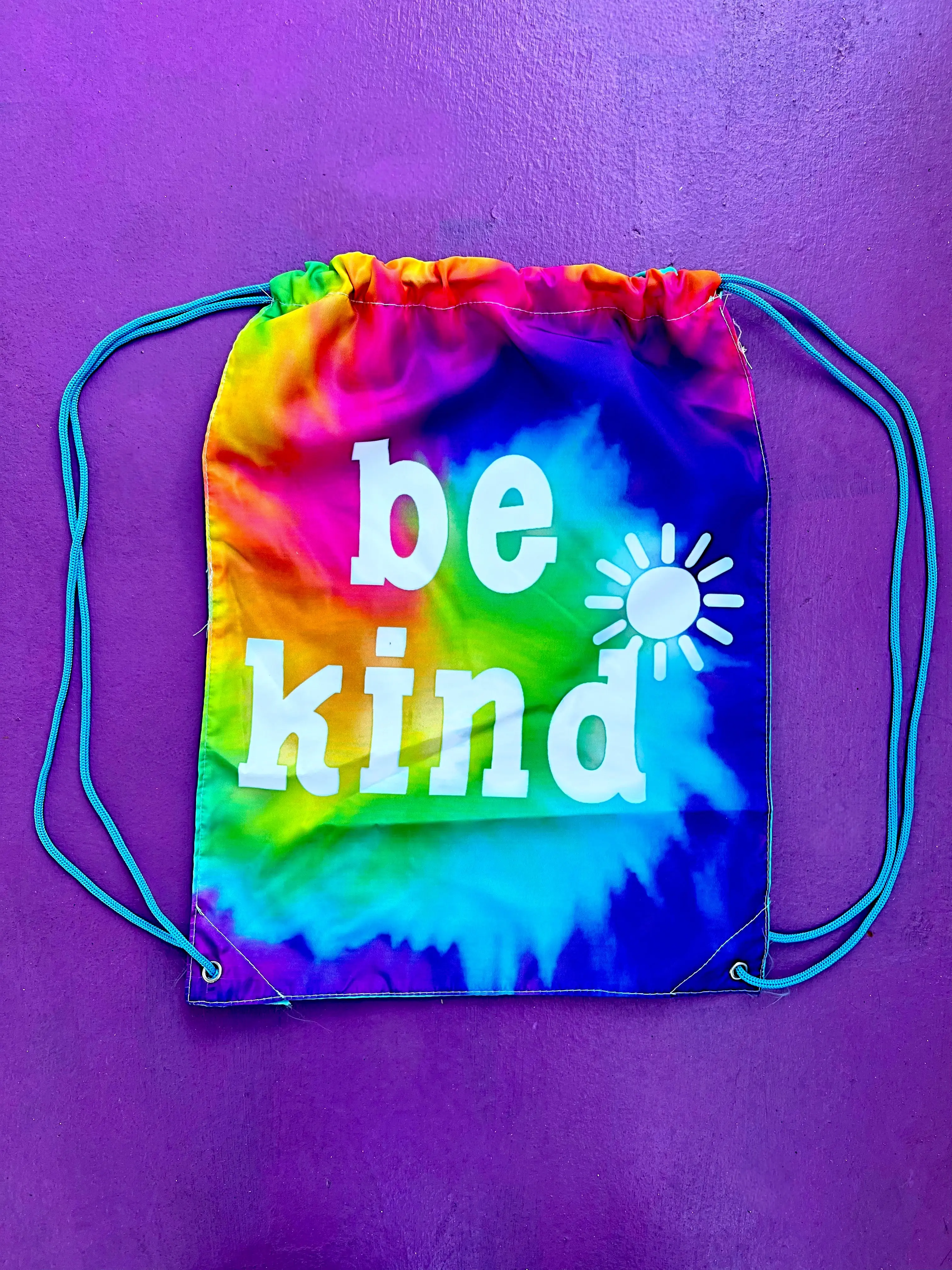 Be Kind Rainbow Cinch Backpack Be Kind Rainbow Cinch Backpack