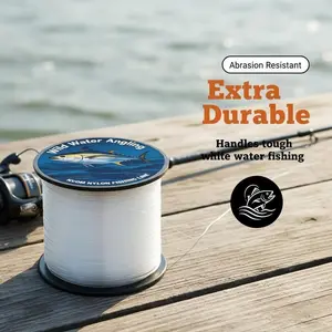 Transparent Nylon Mainline 500m/546yd Carbon Coated, Multi-Purpose Ice Fishing, Fly Fishing, Saltwater/freshwater, Sensible Casting, Enhanced Durability