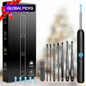 Ear Wax Removal Tool With Camera, 1 Set Portable Type-C Rechargeable Ear Cleaner, Waterproof Endoscope Ear Cleaning Tool