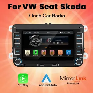 Volkswagen Golf 5/6 Bora Passat B6/b7 CC Skoda Jetta Android Car Stereo with Wireless Carplay and Android Connectivity, Touchscreen Multimedia System for Popular Models