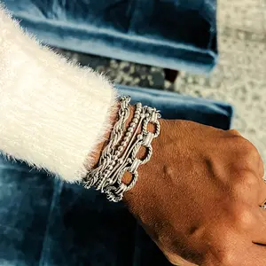 Elisha Stainless Steel Bracelet Stack