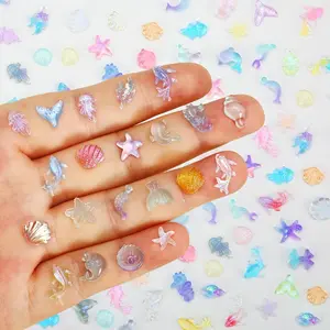 200 Pcs Mini Resin Ocean Animals – Tiny Sea Animal Figurines, Miniature Plastic Fish for Aquarium Decorations, DIY Crafts, Fairy Garden, Dollhouse & Fish Tank Deco