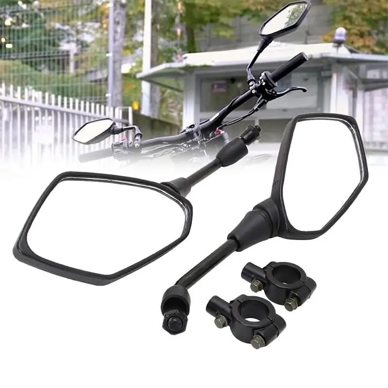 Sur Ron Rear View Mirror, Glass, ABS, for Electric Bike, Ebike, Compatible with Sur Ron S, X, X160, X260, Essential Accessory for Safe Riding, High Quality, Clear View