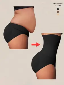 Seamless High Waist Shaping Panty, Tummy Control Fit Shapewear for Women Underwear