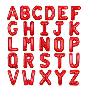 26PCS 16 Inch Foil Alphabet Letter Balloons A–Z – Gold Mylar Letter Balloons for Birthday, Wedding, Baby Shower, Graduation & Party Banner Decorations