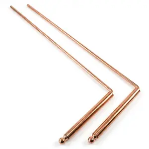 Copper Dowsing Rods L-Rods for Divination &amp; Energy Work 12"