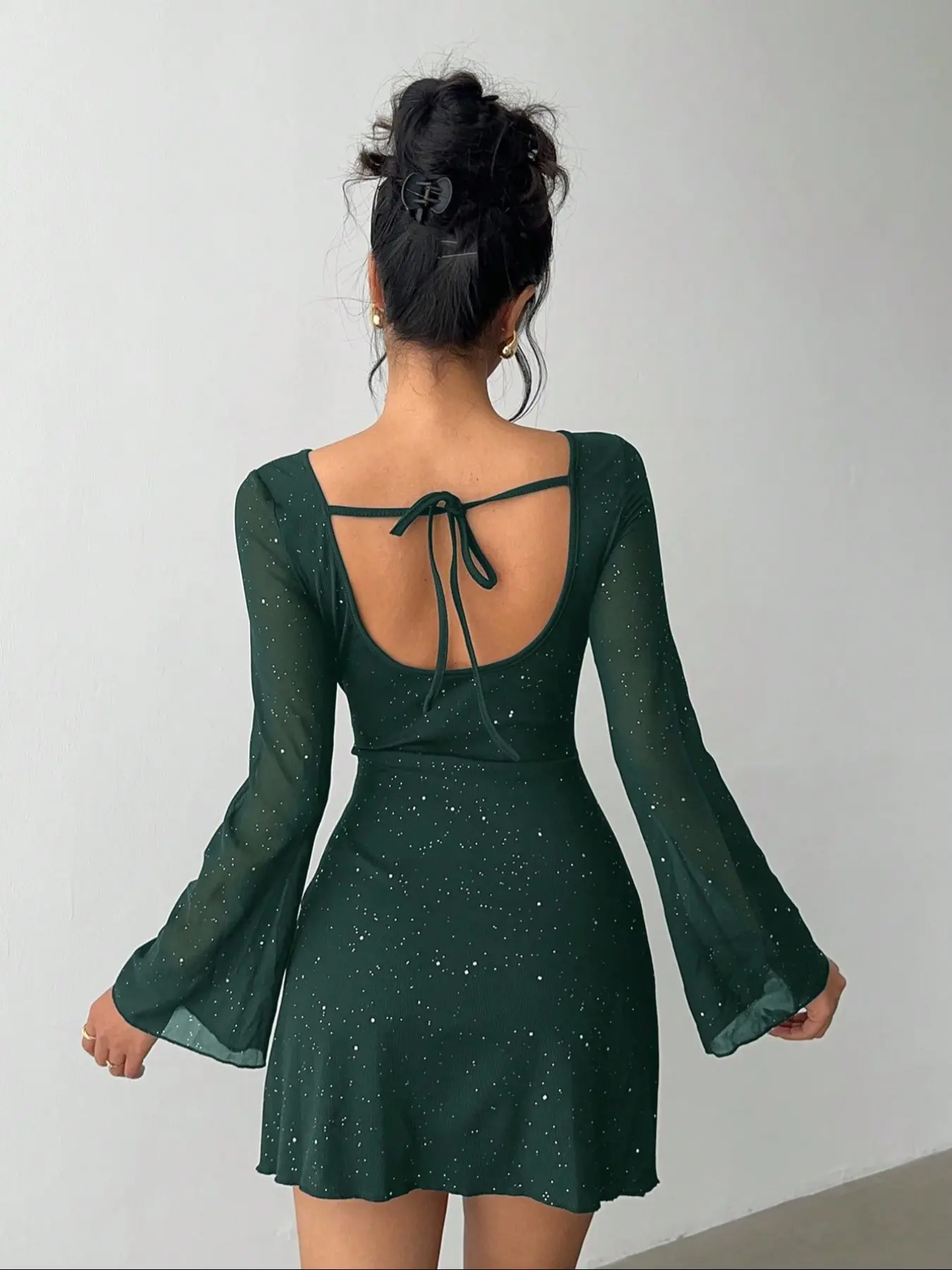 spaghetti strap backless dress Spaghetti Straps Backless Blue Lace Prom Dresses, Open Back Light Blue –  jbydress