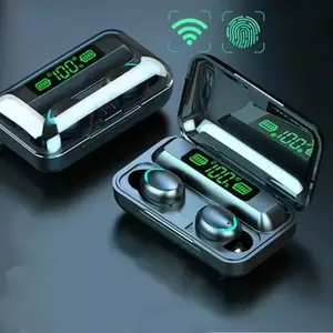ANKRIYUL Bluetooth Earbuds Wireless Mini  Inear Earphone LED  Digital Display Game Headphone For Hiking Tourism Office Answering Phone Calls