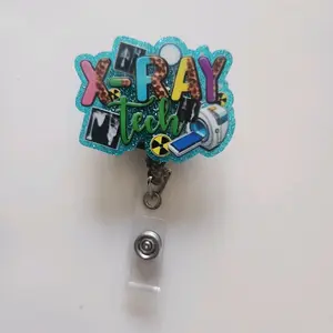X-Ray Tech Identification Badge Reels, Office Stationery & Supplies for Medical Professionals