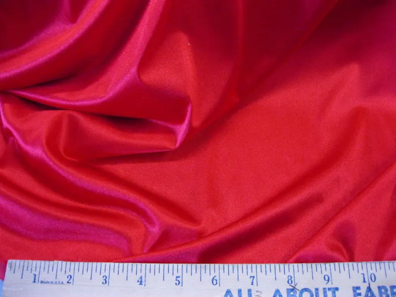 Fabric Nylon 40 Denier Tricot Stretch Red 108 inch wide TR06