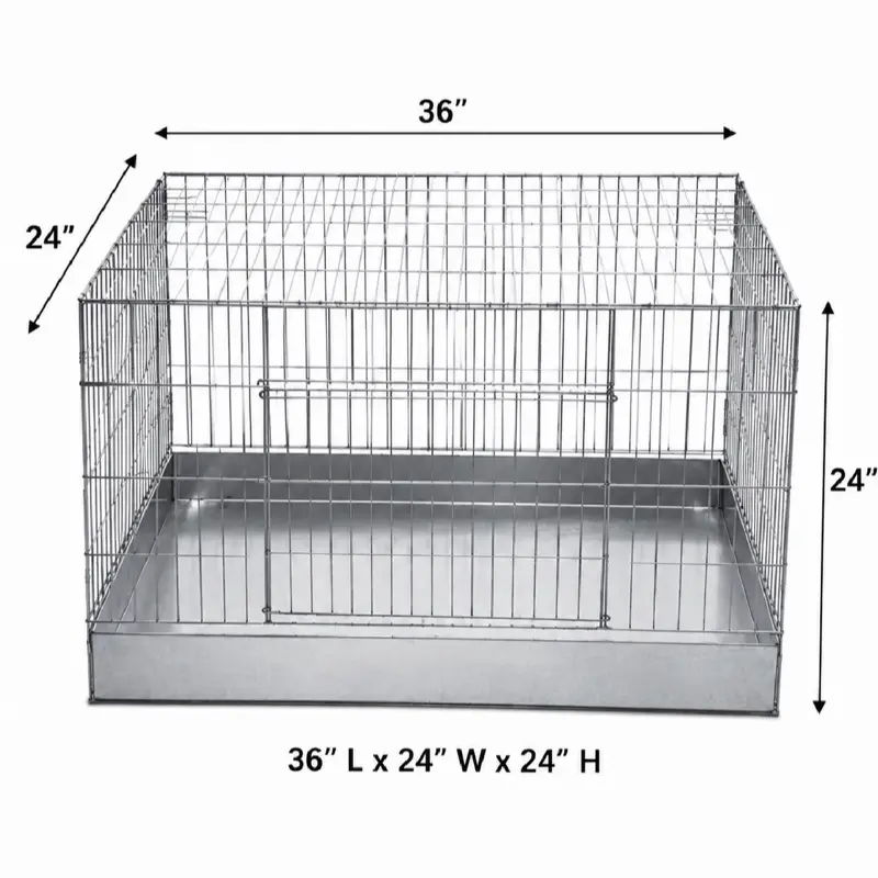 Metal cage (1) 36x24x24