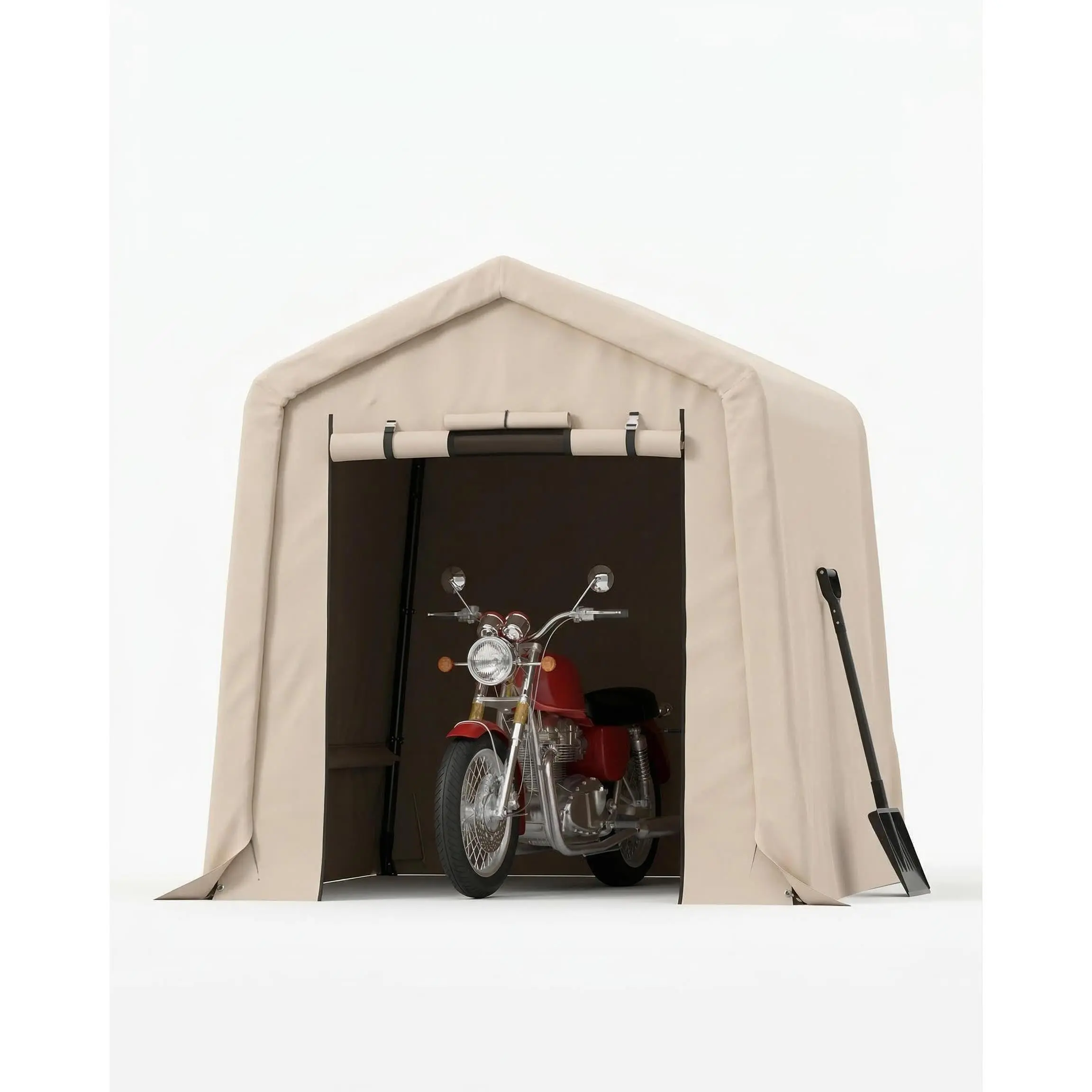 Garvee 6X8 ft Heavy-Duty Portable Outdoor Storage Shed