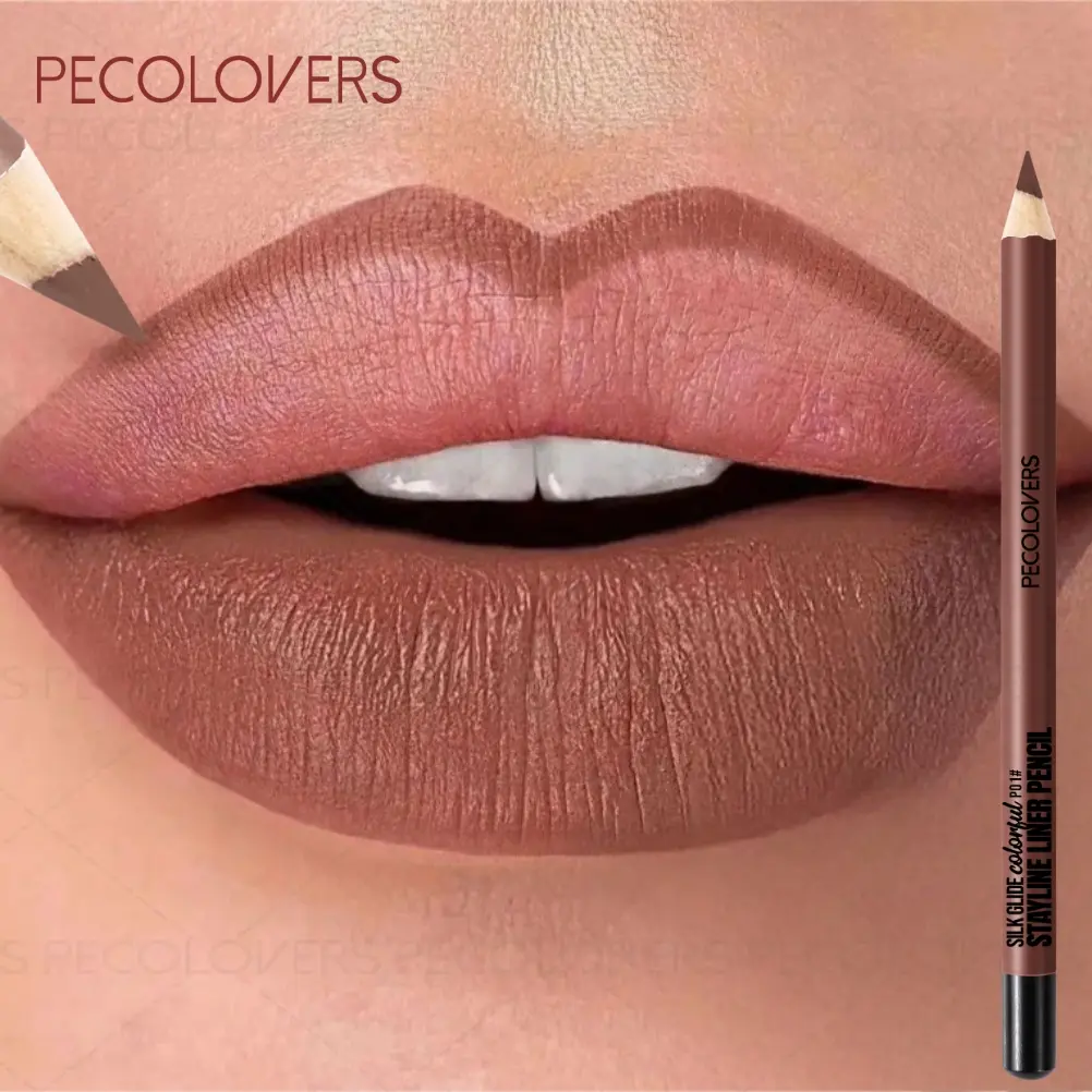 ONLY SELL 1PC Matte Lip Liner Pencil Lipliner | Long-Lasting | Creamy Waterproof Formula | Highly Pigmented, Non-Drying, Velvety Finish | Create A Variety of Color Makeup for Your Lips Cosmetic Lip Liner