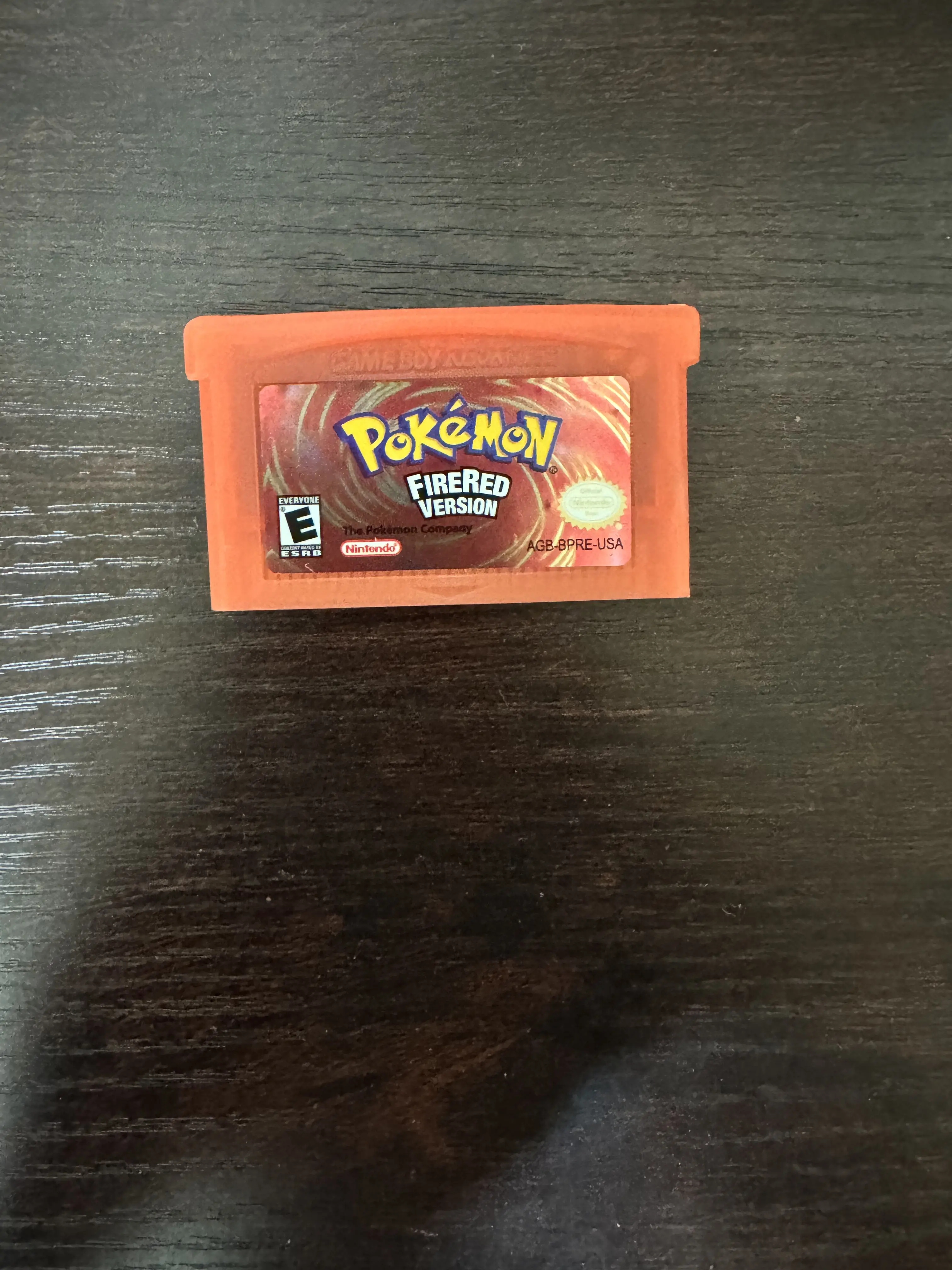 Pokémon FireRed Version GBA Game Cartridge – Classic Pokémon Adventure Boy